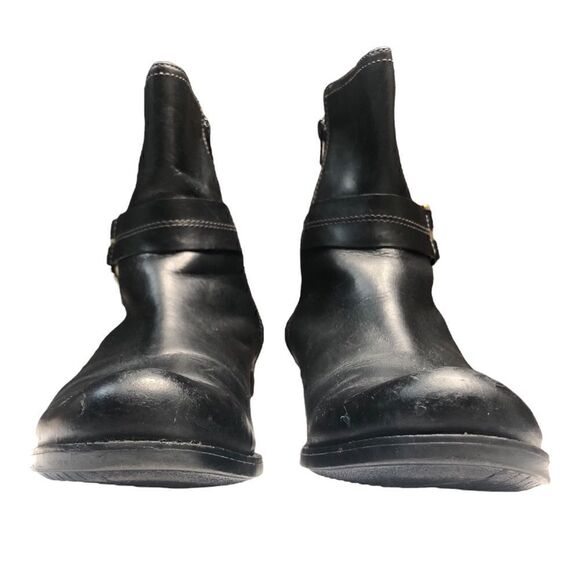 Clarks Artisan Black Leather motorcycle Boots Moto Size 9.5 - Picture 6 of 13